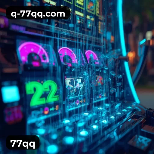 Tela de boas-vindas e lobby de jogos do aplicativo 77qq