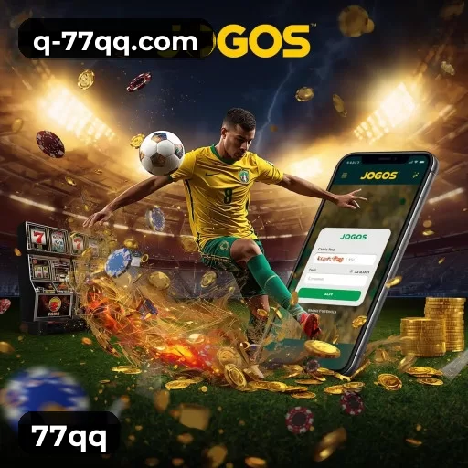 Sessão de jogo em andamento no aplicativo 77qq para Android